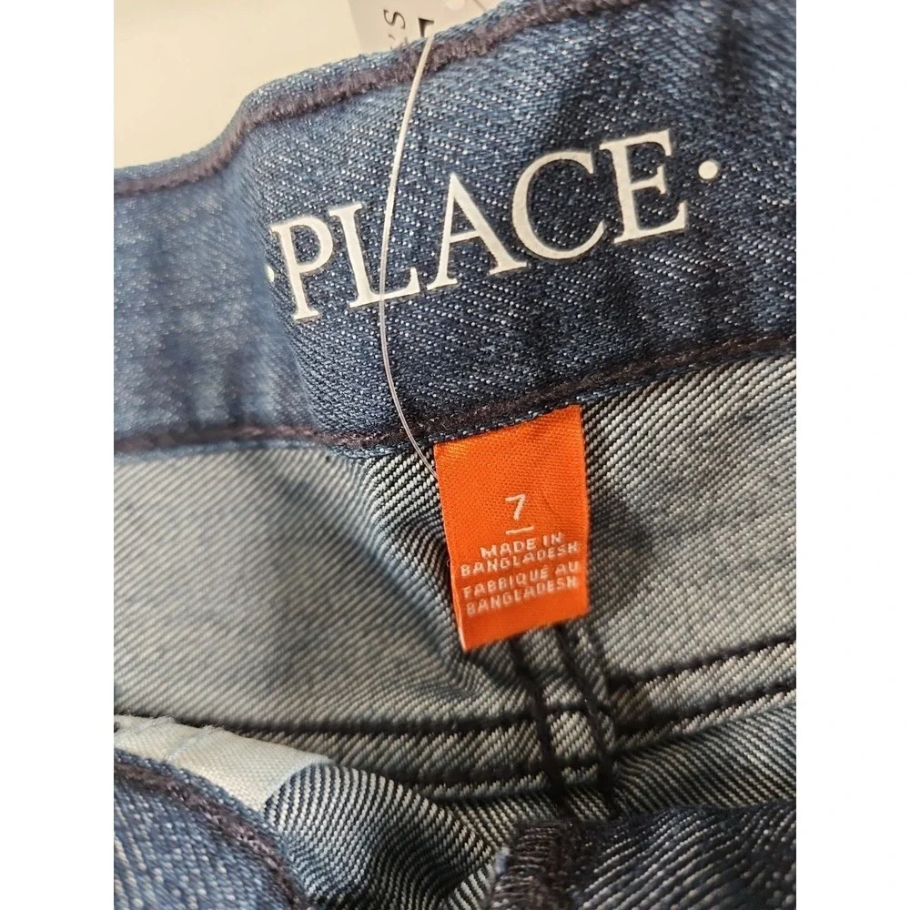 The Children's Place Jean Shorts Beck Wash  Size Taille 7 New With Tags